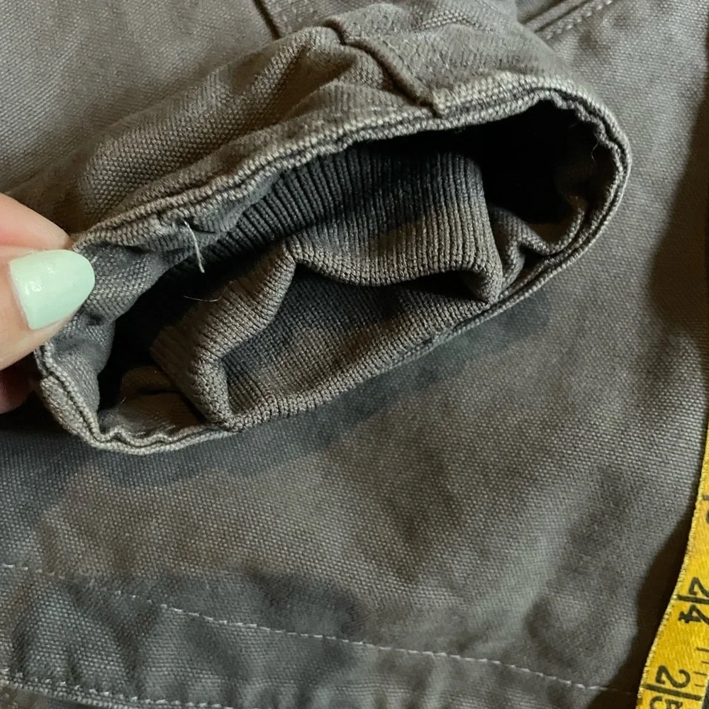 NWOT Carhartt Women's Loose Fit Washed Duck Sherpa Lined Jacket - Picture 11 of 13